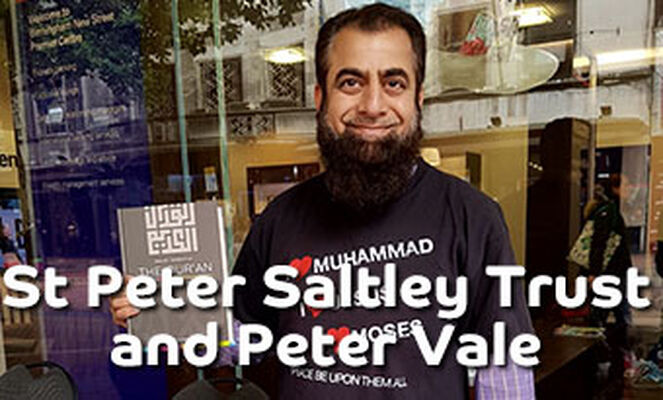 St Peter Saltley Trust and Peter Vale